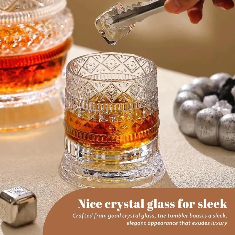 The Rotating Whiskey Glass — 280 ml